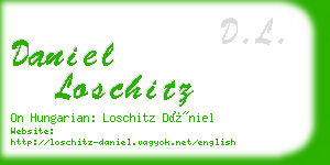 daniel loschitz business card